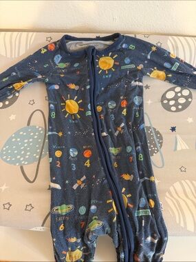 Little Sleepies Navy Space Print Sleeper